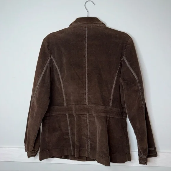 J. Jill Chocolate Brown Utility Jacket - Picture 8 of 8